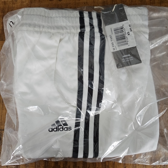 White Adidas Athletic Pants - Picture 3 of 5